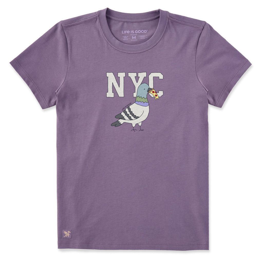 Women's NYC Pigeon Short Sleeve Crusher Tee product image 1