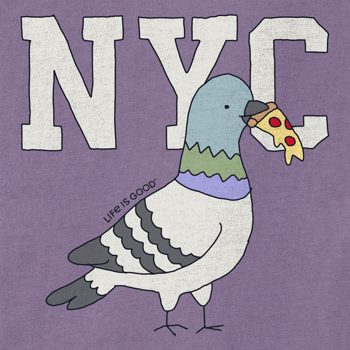 Women's NYC Pigeon Short Sleeve Crusher Tee product image 2