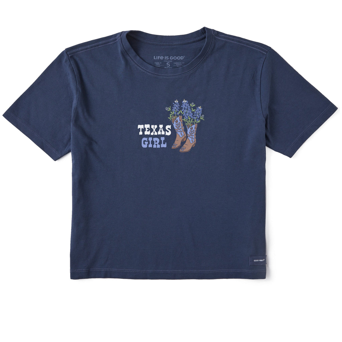 Women's Texas Girl Short Sleeve Crusher Boxy Tee product image 1