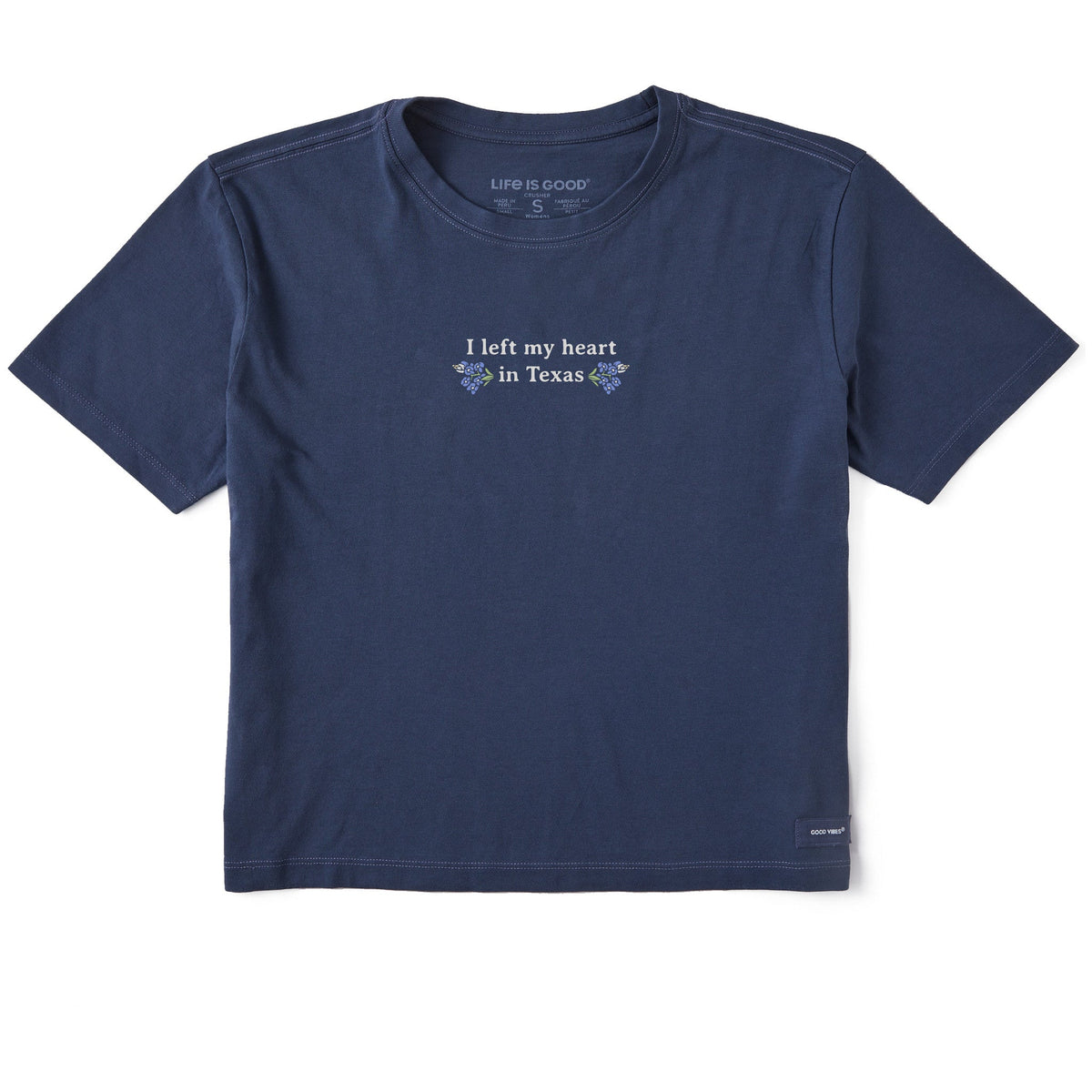 Women's I Left My Heart in Texas Short Sleeve Crusher Boxy product image 1