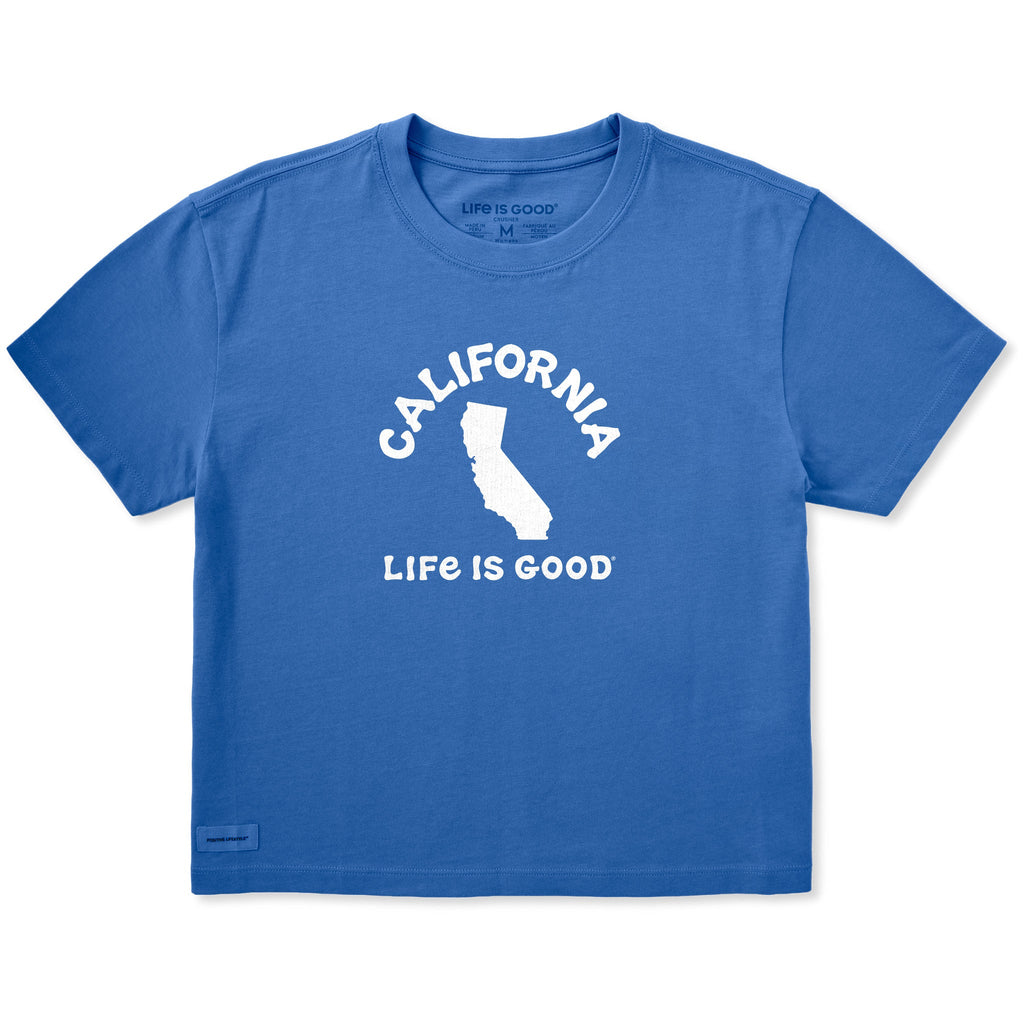 Women's California Life is Good Short Sleeve Crusher Boxy product image 1