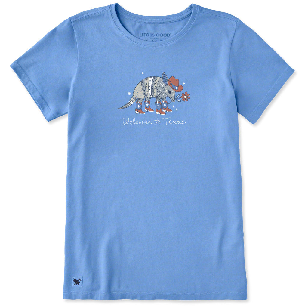Women's Welcome to Texas Armadillo Short Sleeve Tee