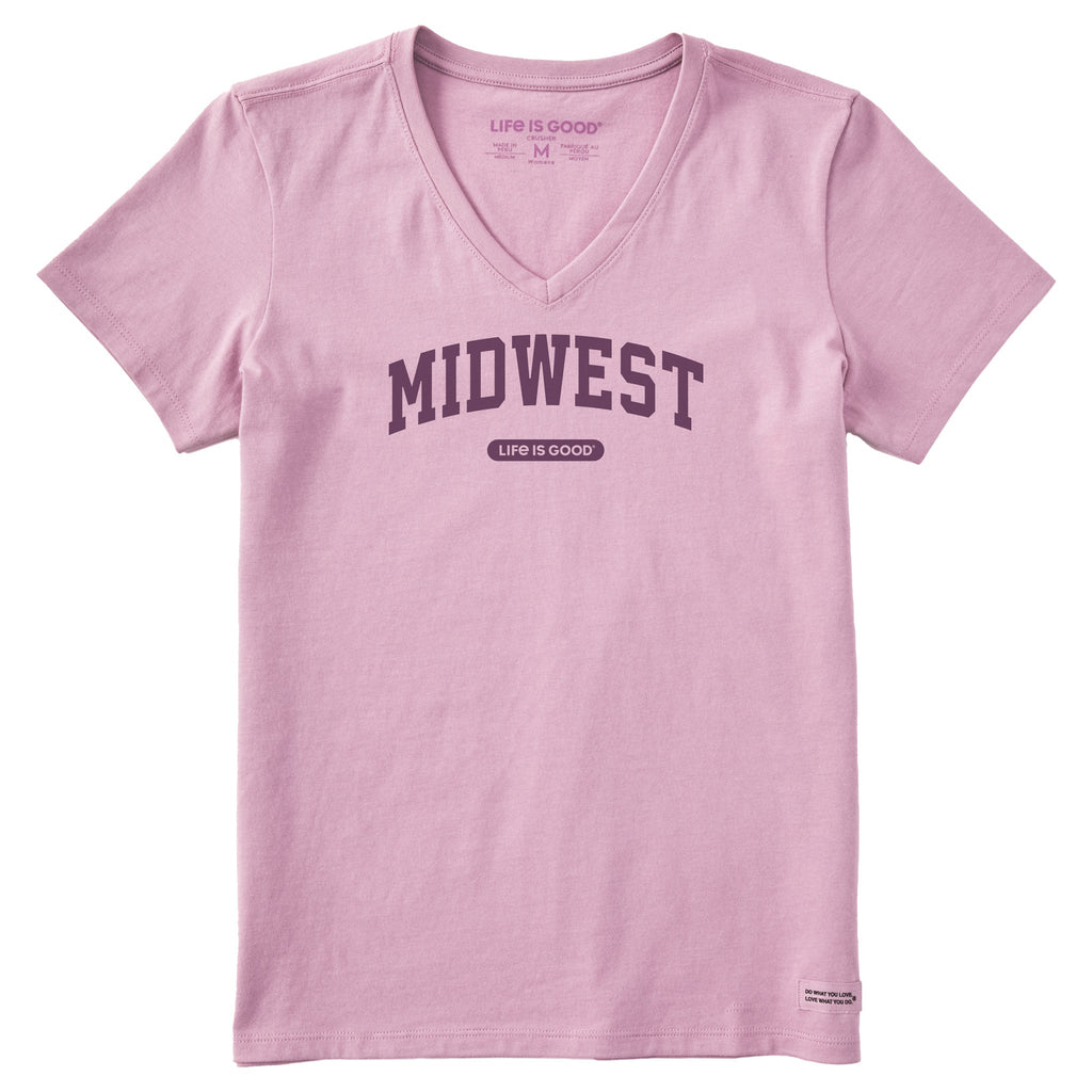 Women's Midwest LIG Arch Short Sleeve Crusher Vee product image 1