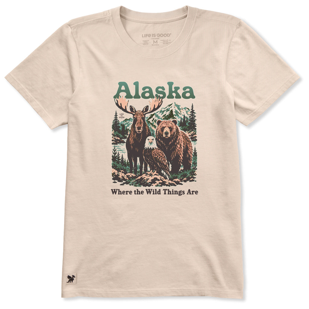 Women's Alaska Wild Things Short Sleeve Crusher Tee product image 1
