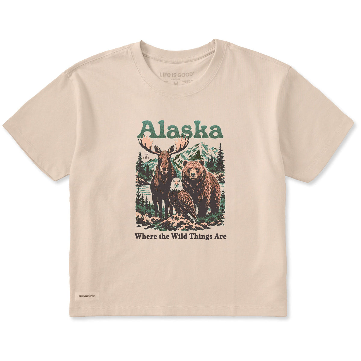 Women's Alaska Wild Things Short Sleeve Crusher Boxy Tee product image 1