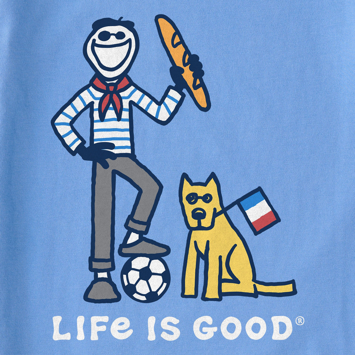 Women's Jake and Rocket France Short Sleeve Tee