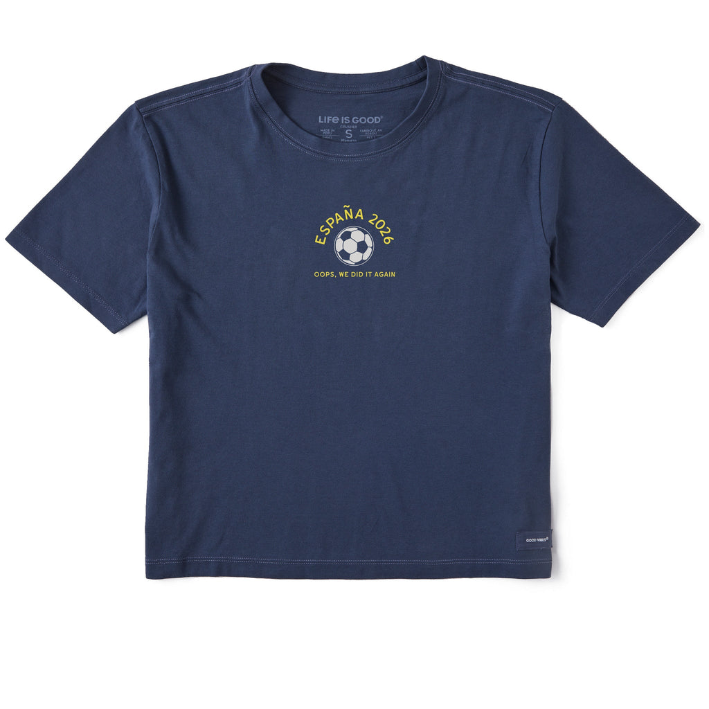 Women's España Oops Short Sleeve Crusher Boxy Tee