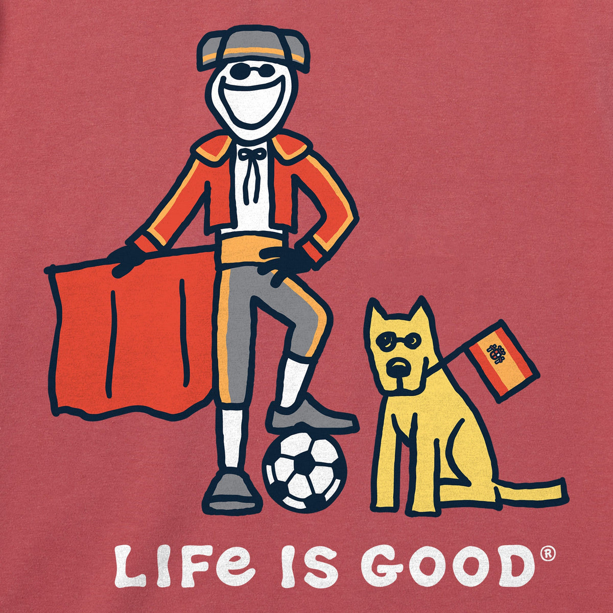 Men's Jake Rocket in Spain Short Sleeve Crusher Tee