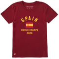 Women's Spain World Champs Short Sleeve Crusher Tee