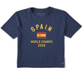 Women's Spain World Champs Short Sleeve Crusher Boxy Tee