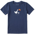 Kids Silly Goose Soccer Spain Short Sleeve Crusher Tee