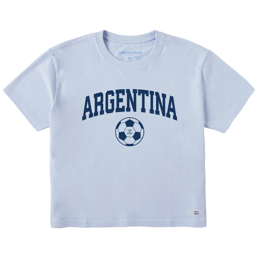 Women's Argentina Arch Short Sleeve Crusher Boxy Tee