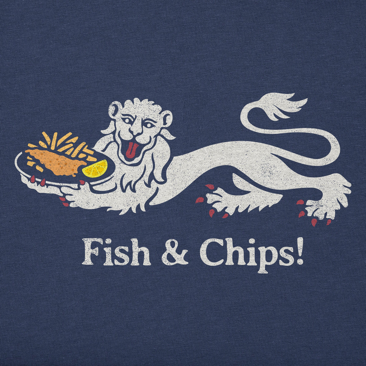 Women's England Fish and Chips Short Sleeve Tee