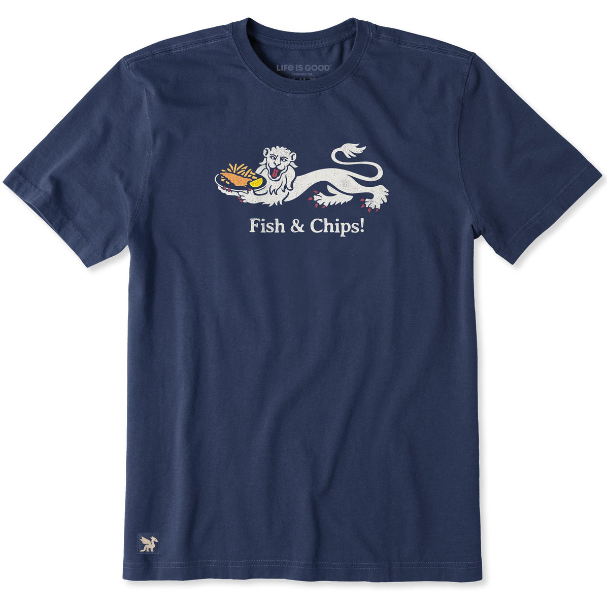 Men's England Fish and Chips Short Sleeve Tee