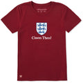 Women's England C'mon Then Short Sleeve Crusher Tee