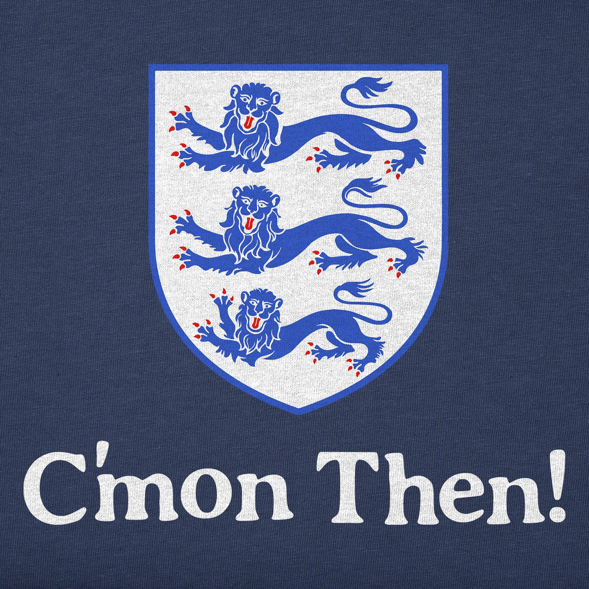Women's England C'mon Then Short Sleeve Crusher Boxy Tee