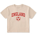 Women's England Arch Soccer Short Sleeve Crusher Boxy Tee