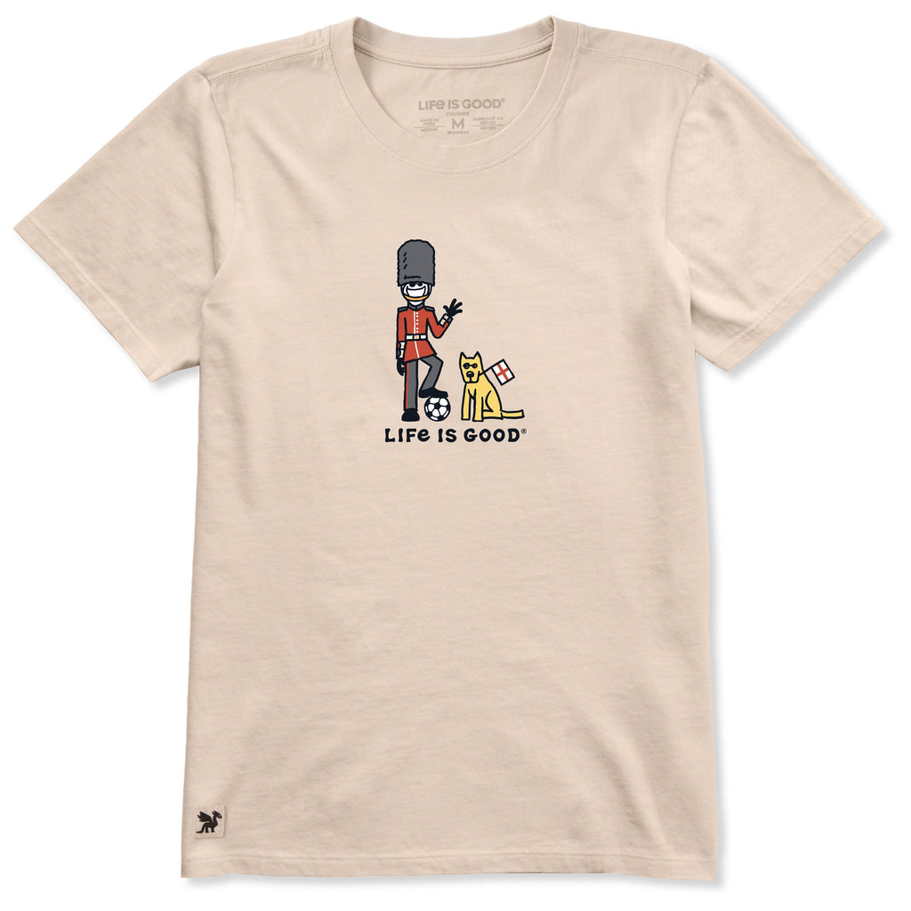 Women's Jake and Rocket England Short Sleeve Crusher Tee