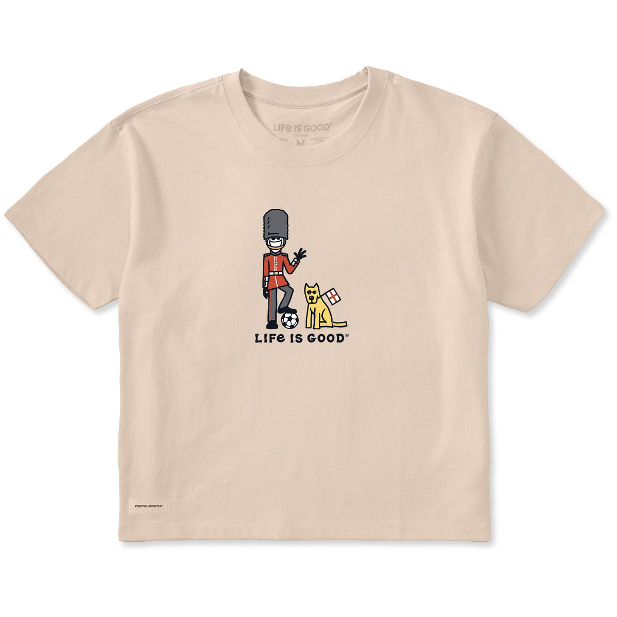 Women's Jake and Rocket England Short Sleeve Crusher Boxy Tee