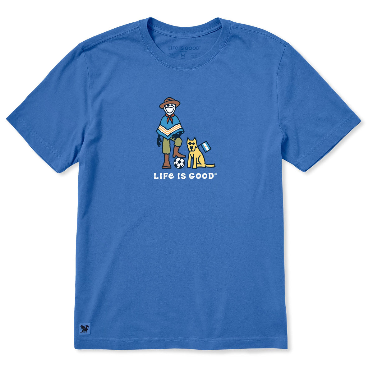 Men's Jake and Rocket Argentina Short Sleeve Crusher Tee