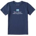 Kids Don't Messi With Argentina Short Sleeve Crusher Tee