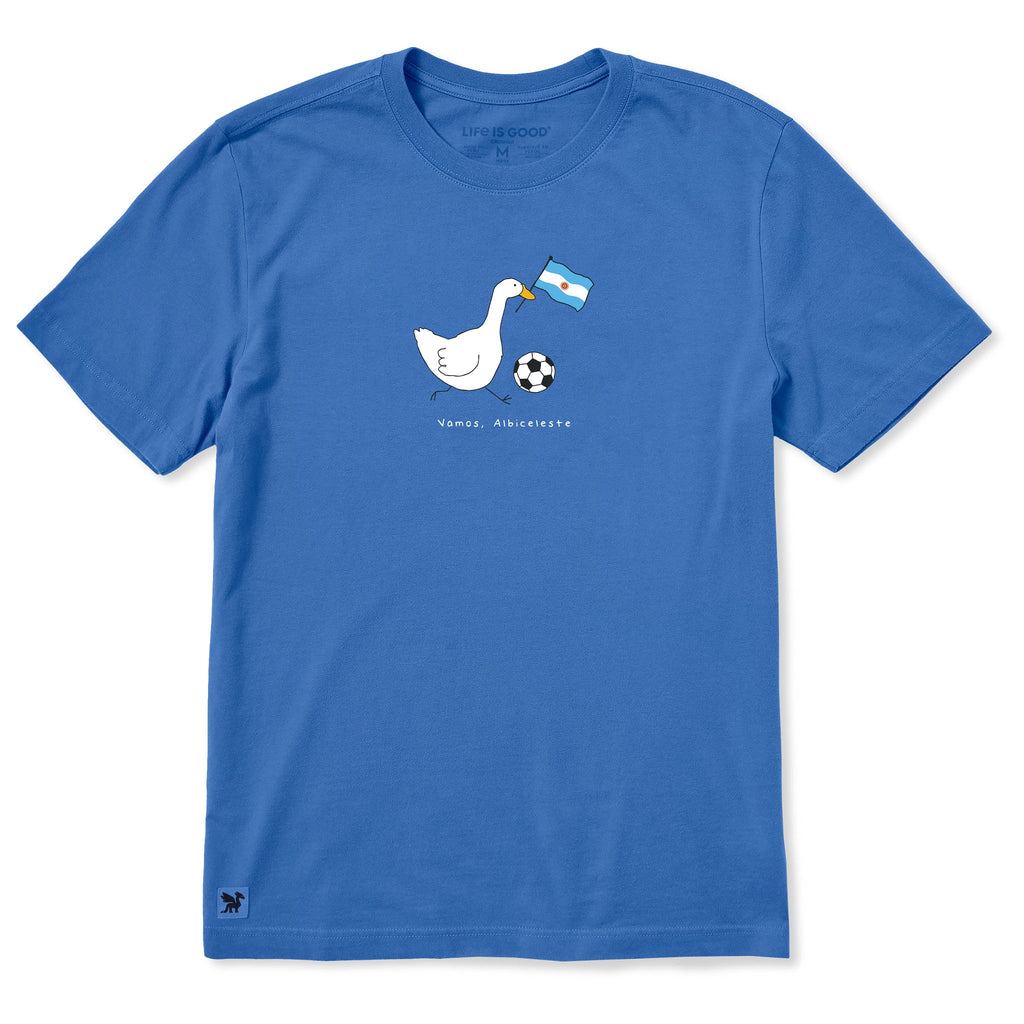 Men's Silly Goose Soccer Argentina Short Sleeve Crusher Tee