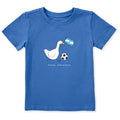 Toddler Silly Goose Soccer Argentina Short Sleeve Crusher Tee