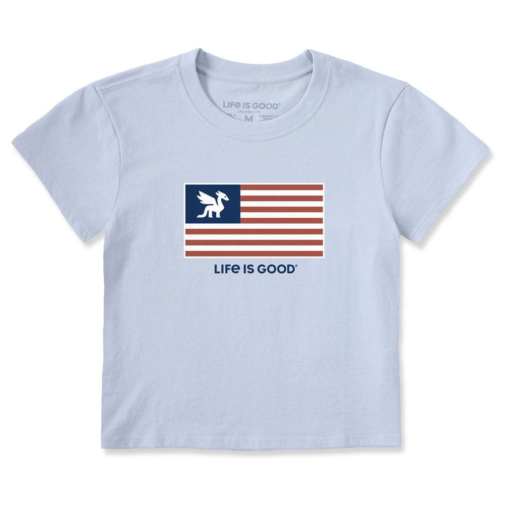 Women's Dragon USA Flag Crusher-LITE Shrunken Tee product image 1