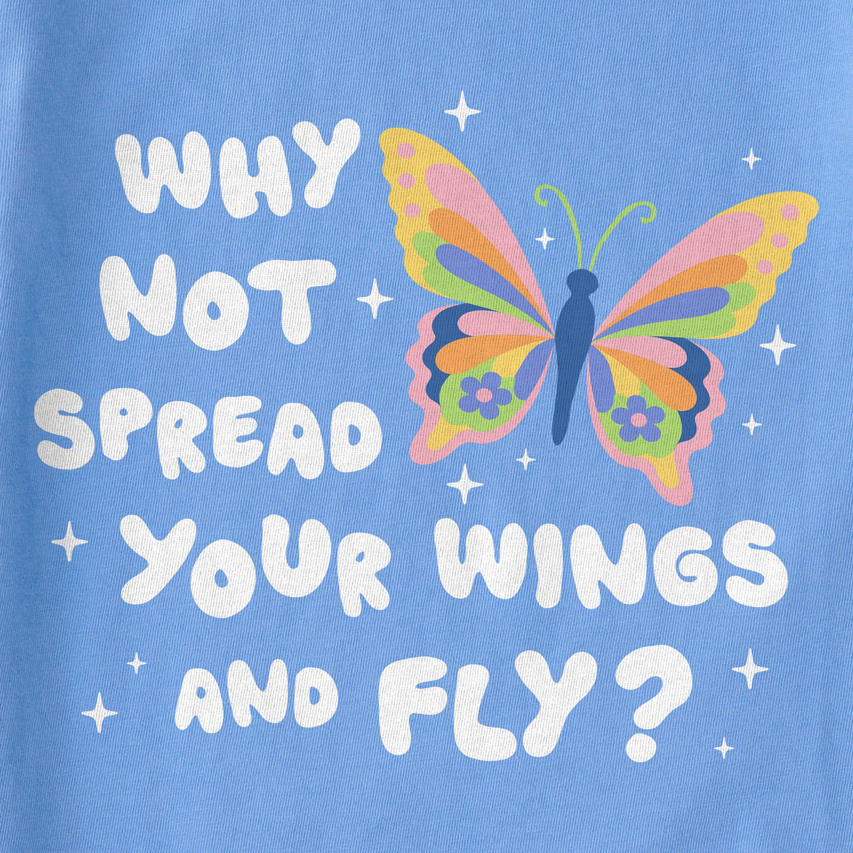 Women's Why Not Spread Your Wings and Fly? Short Sleeve product image 2