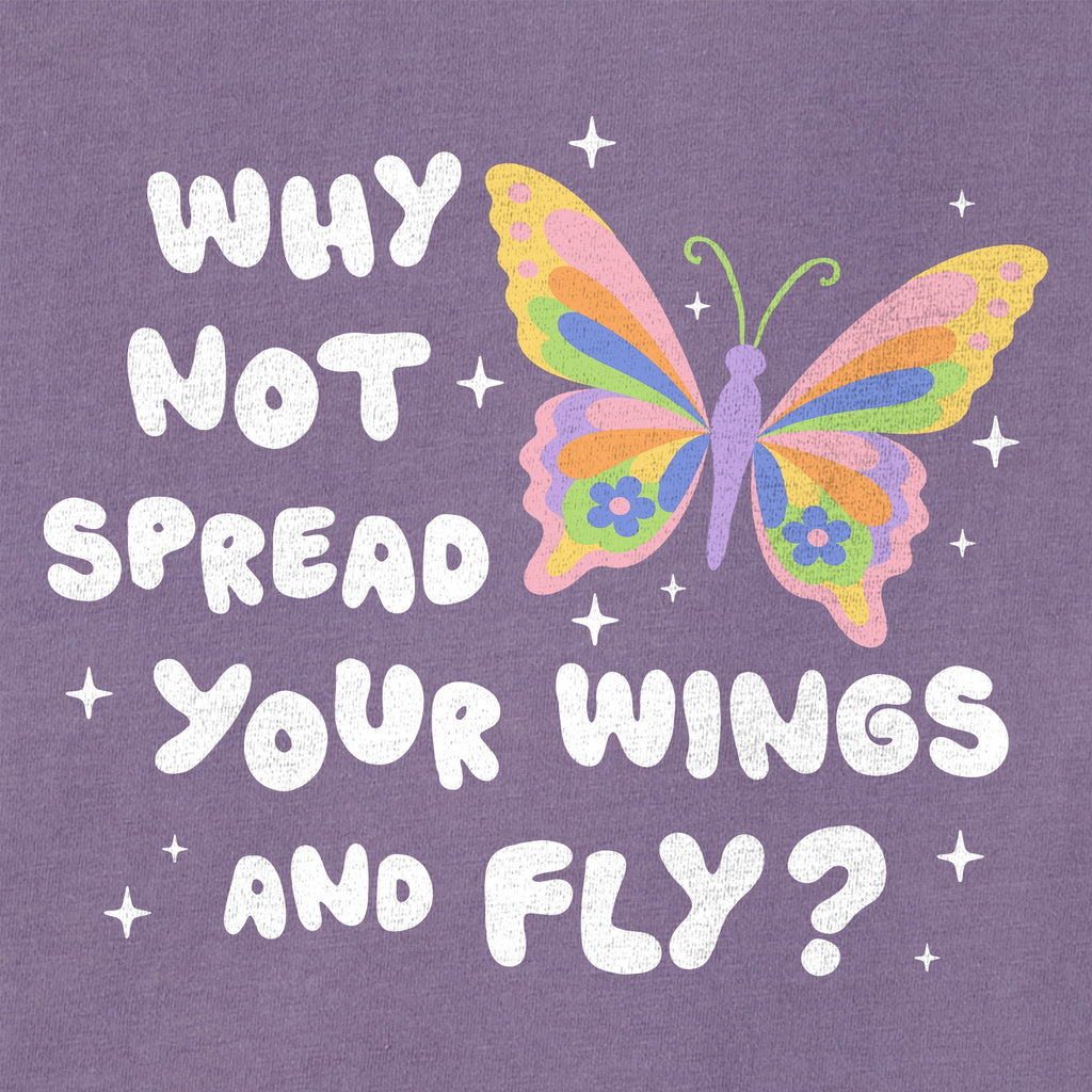 Women's Why Not Spread Your Wings and Fly? Short Sleeve product image 2
