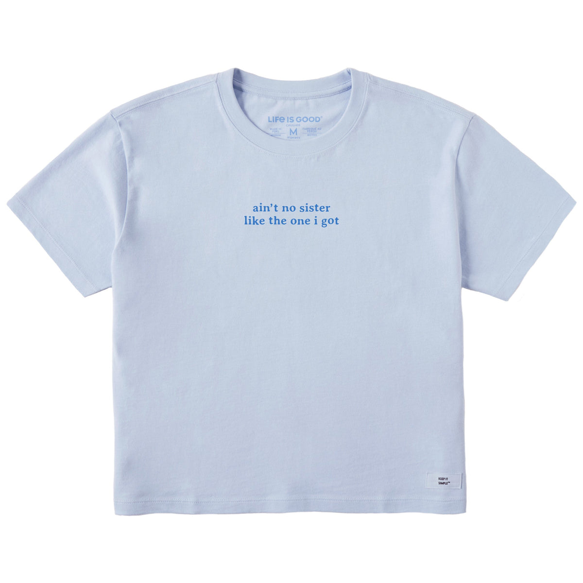 Women's Ain't No Sister Short Sleeve Crusher Boxy Tee product image 1