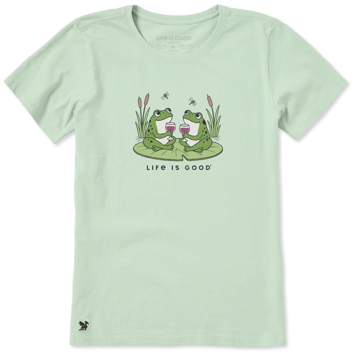 Women's Frogs With Wine Short Sleeve Crusher Tee product image 1