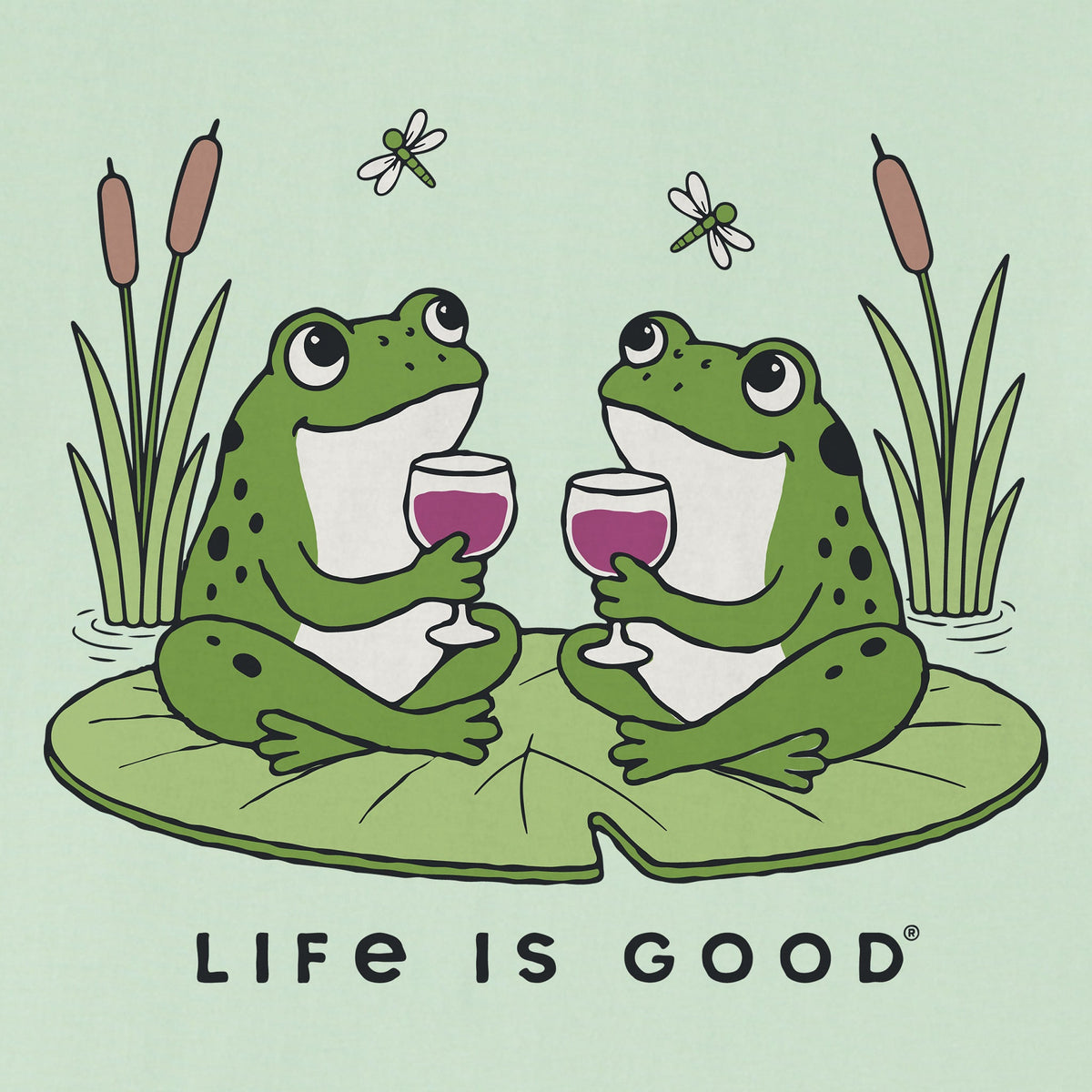 Women's Frogs With Wine Short Sleeve Crusher Tee product image 2