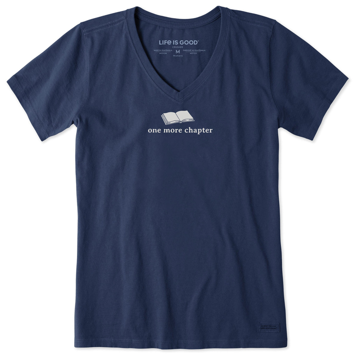 Women's One More Chapter Simple Short Sleeve Vee product image 1