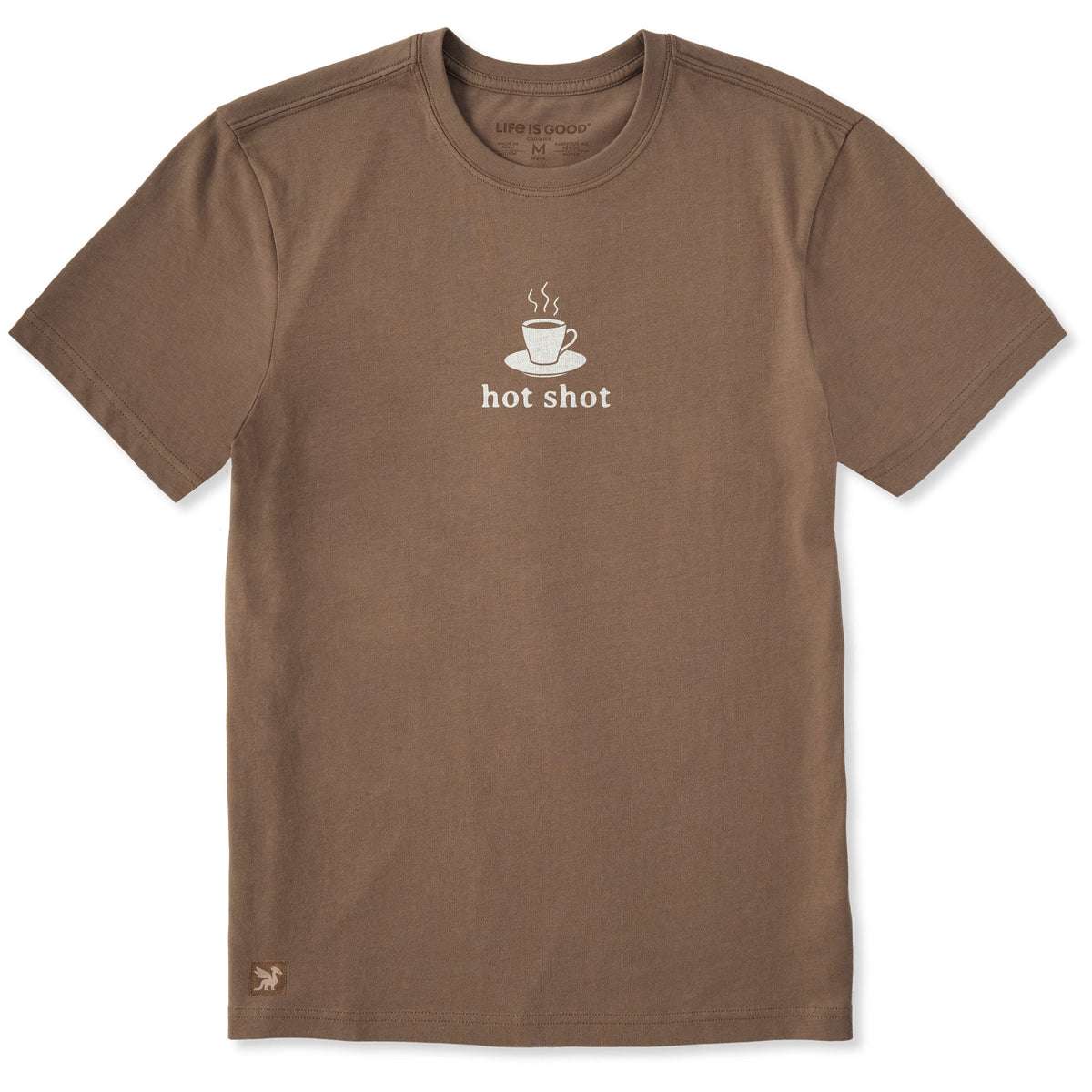 Men's Hot Shot Espresso Short Sleeve Crusher Tee