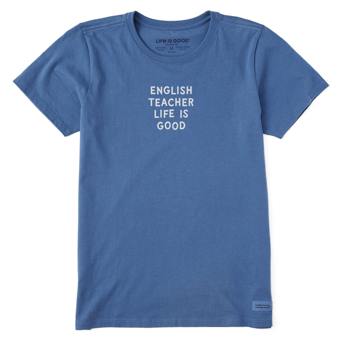 Women's English Teacher Life is Good Short Sleeve Crusher product image 1