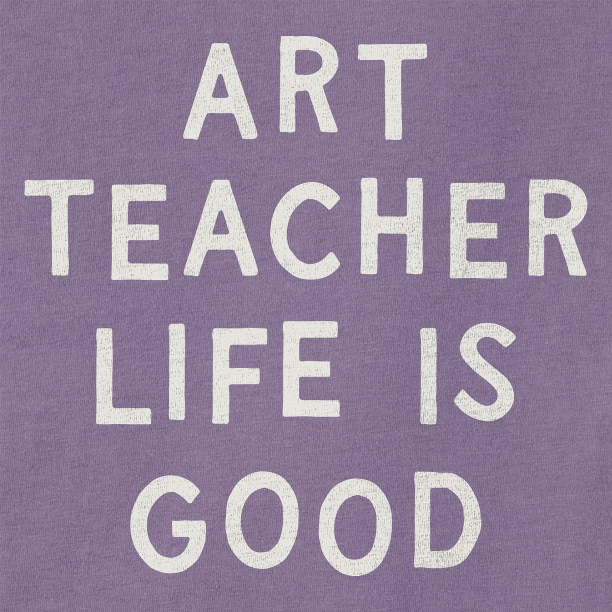 Women's Art Teacher Life is Good Short Sleeve Crusher Boxy product image 2