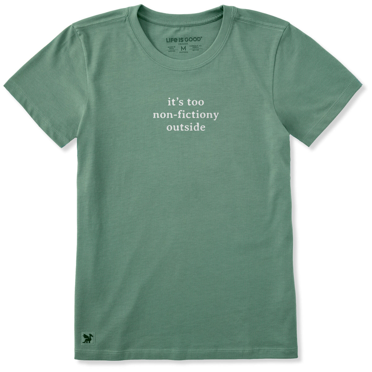 Women's It's Too Non-Fictiony Short Sleeve Crusher Tee product image 1