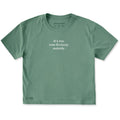 Women's It's Too Non-Fictiony Short Sleeve Crusher Boxy Tee product image 1