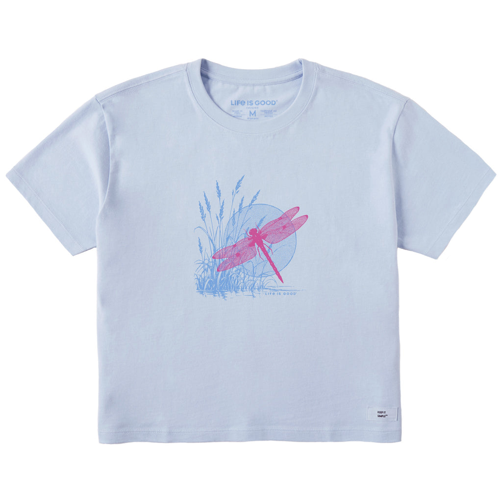 Women's Dragonfly Reeds Short Sleeve Crusher Boxy Tee product image 1