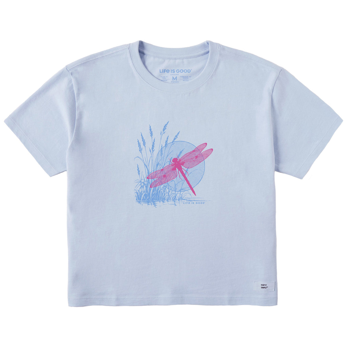 Women's Dragonfly Reeds Short Sleeve Crusher Boxy Tee product image 1