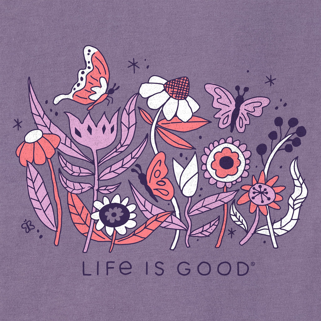 Women's Wild Flowers Short Sleeve Crusher Tee product image 2