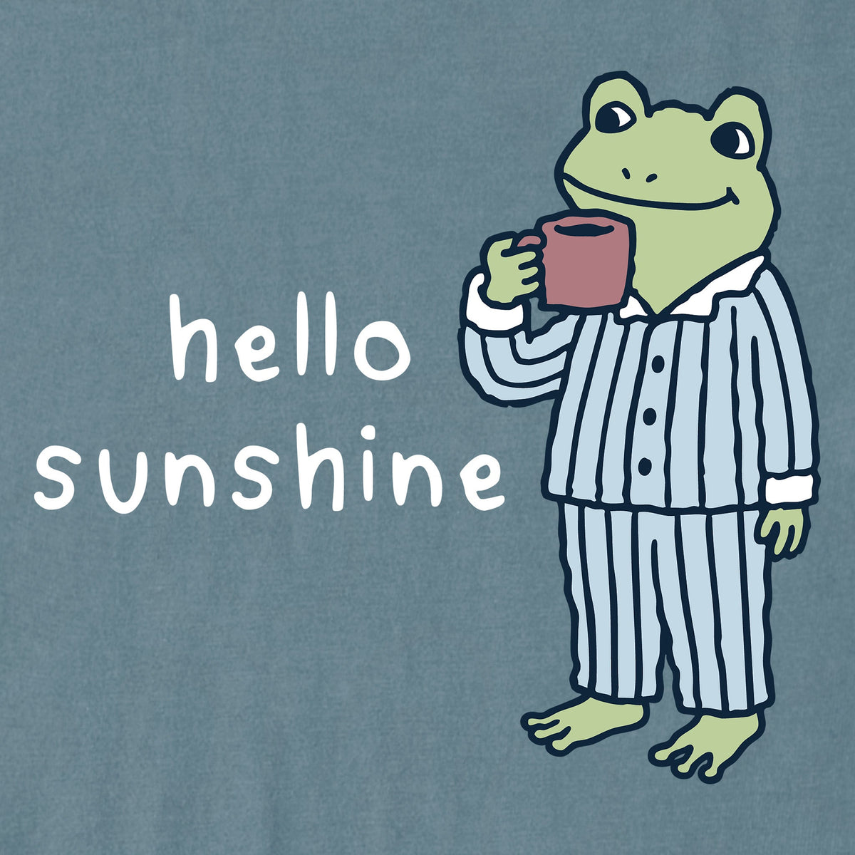 Men's Hello Sunshine Frog Short Sleeve Crusher Tee