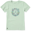 Women's Flower Wreath Short Sleeve Crusher Tee product image 1