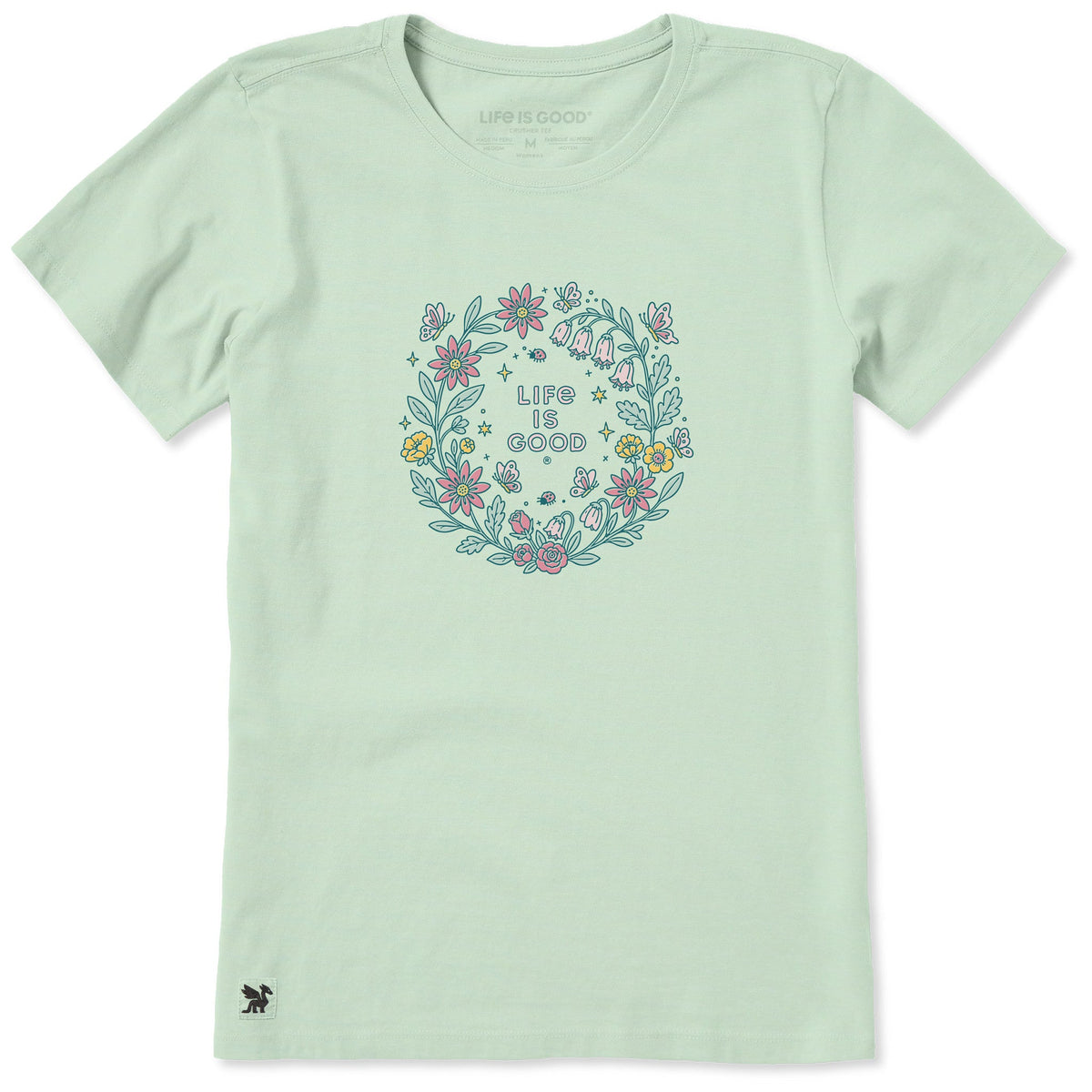 Women's Flower Wreath Short Sleeve Crusher Tee product image 1