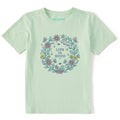 Kids Flower Wreath Short Sleeve Crusher Tee product image 1