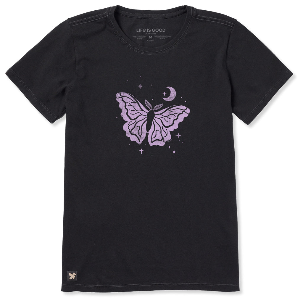 Women's Moth Moon Short Sleeve Crusher Tee product image 1