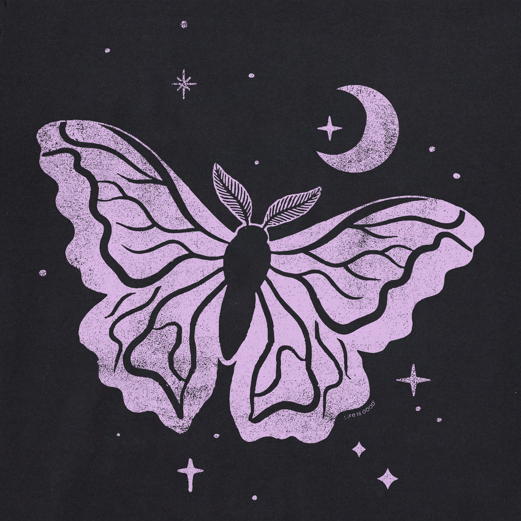 Women's Moth Moon Short Sleeve Crusher Boxy Tee product image 2