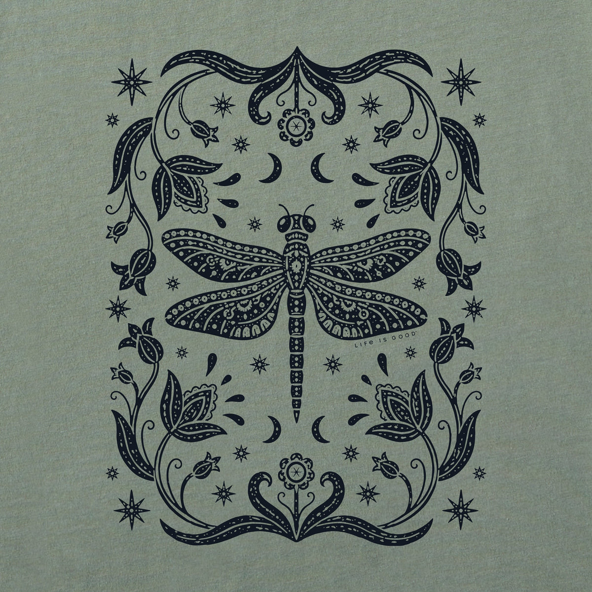 Women's Dragonfly Frame Short Sleeve Crusher Boxy Tee product image 2