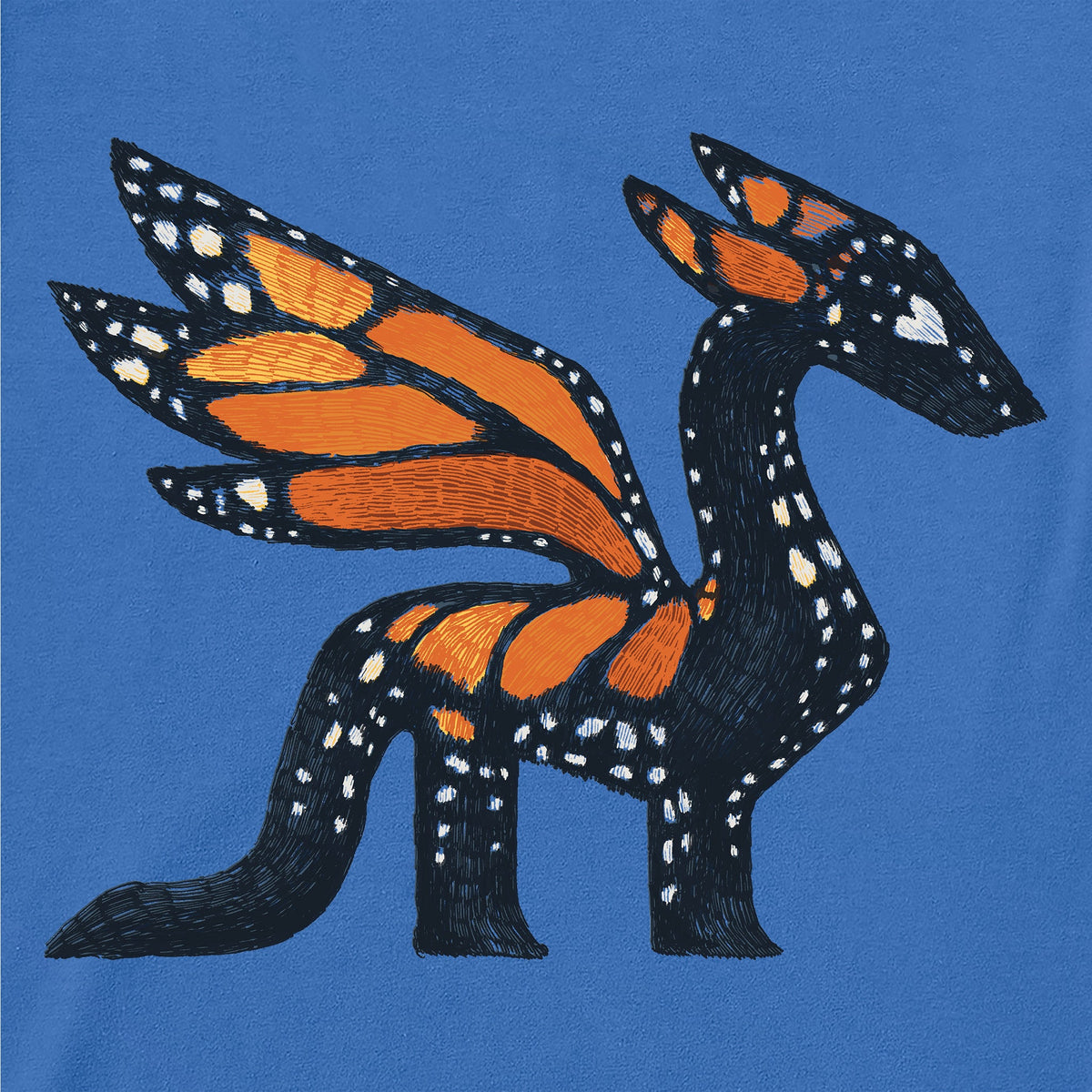 Kids Monarch Dragon Short Sleeve Crusher Tee product image 2
